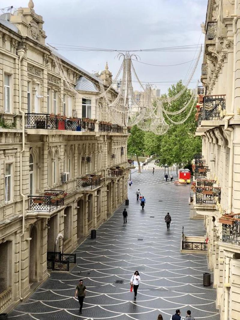 Khaghani Center Hotel Baku Exteriör bild